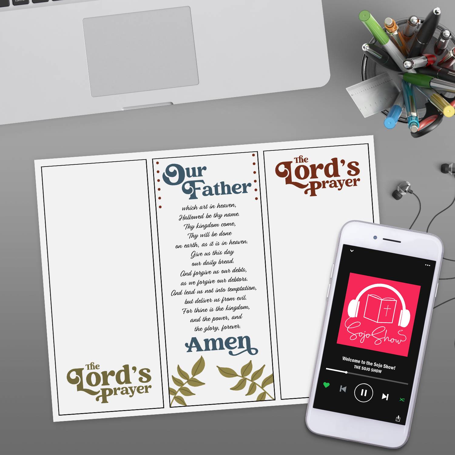 Free Lord's Prayer Bookmarks