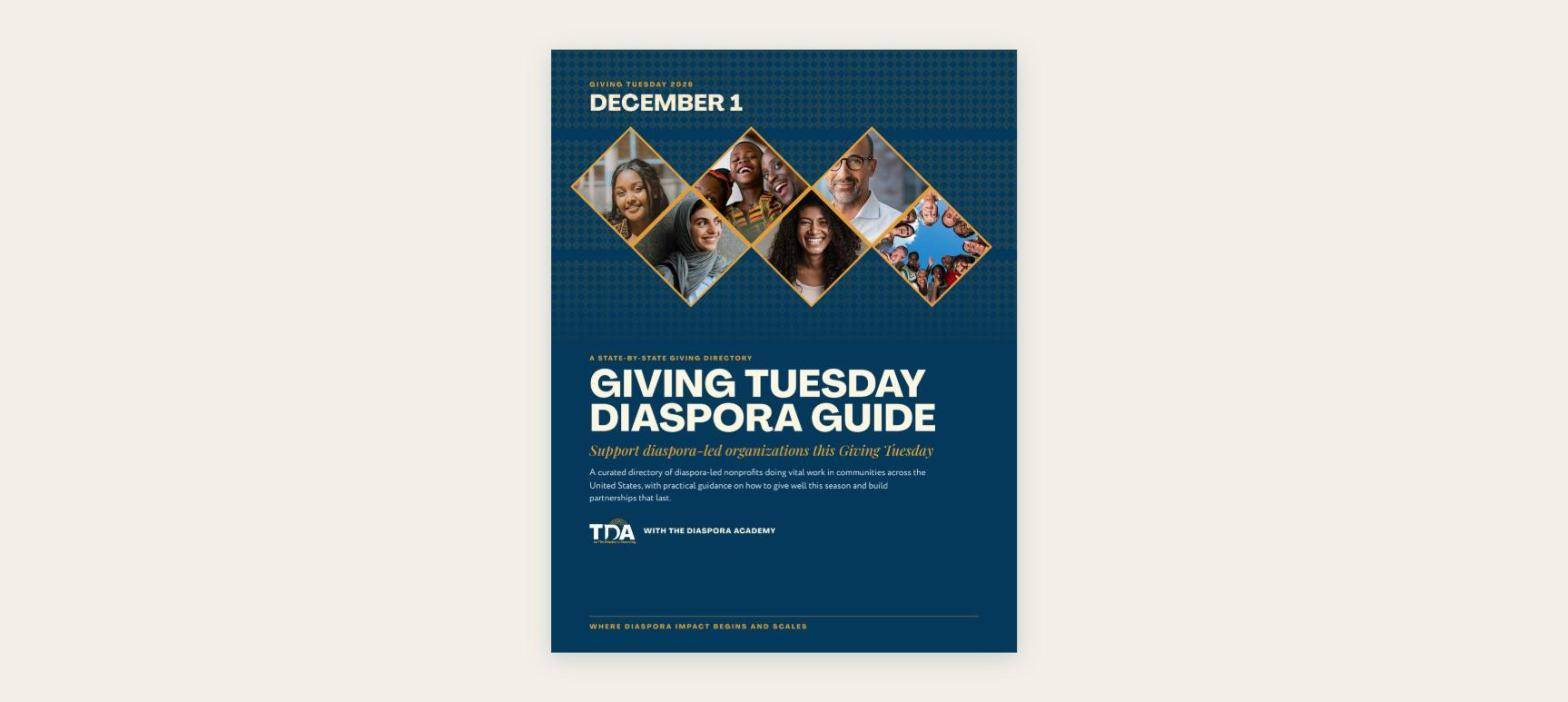 Giving Tuesday Diaspora Guide cover