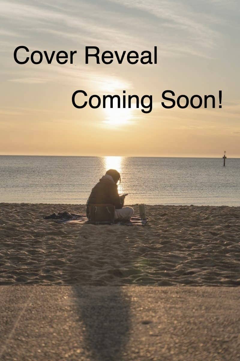 A person in silhouette sitting on a beach blanket during golden hour