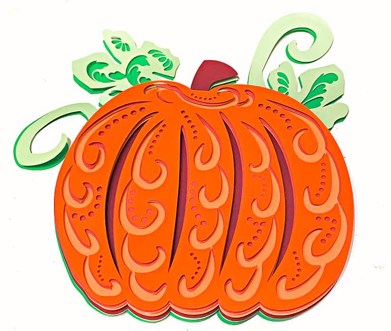 Download Layered Paper Pumpkins For Fall With Free Svg Craft Room Time