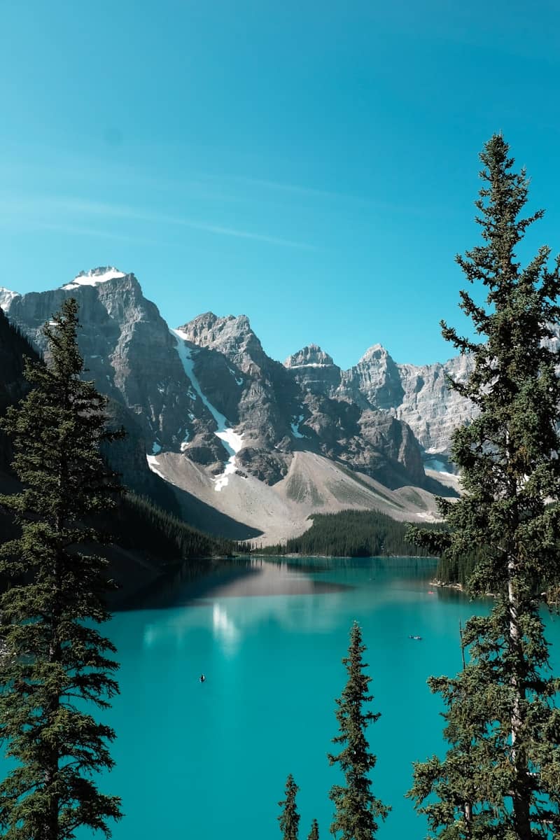 landscape photo of mountain near body of water