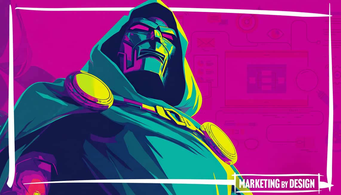 Dr. Doom is teaching marketing