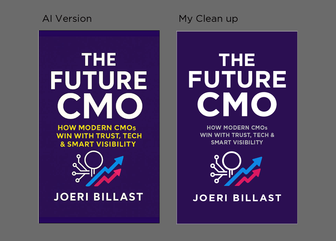 The Future CMO, before and after my edits