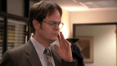 Dwight from the Office, "It's True" gif