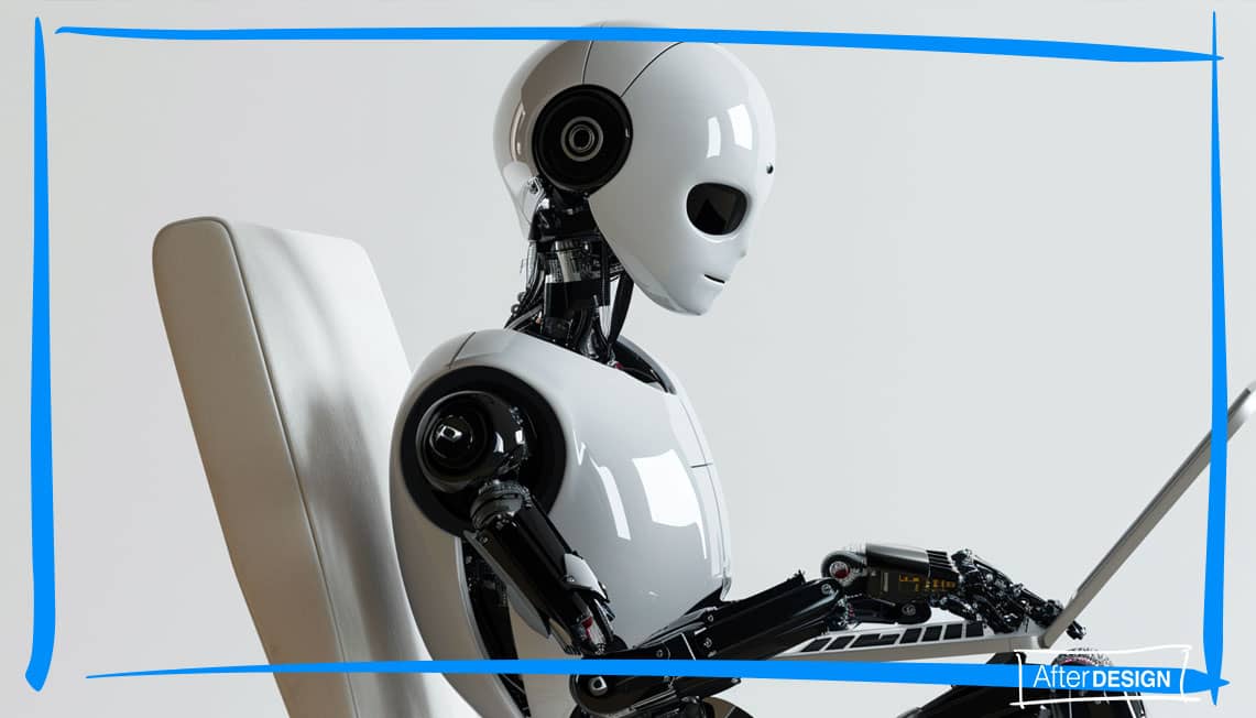 Robot taking a survey