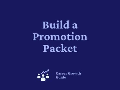 Build a Promotion Packet