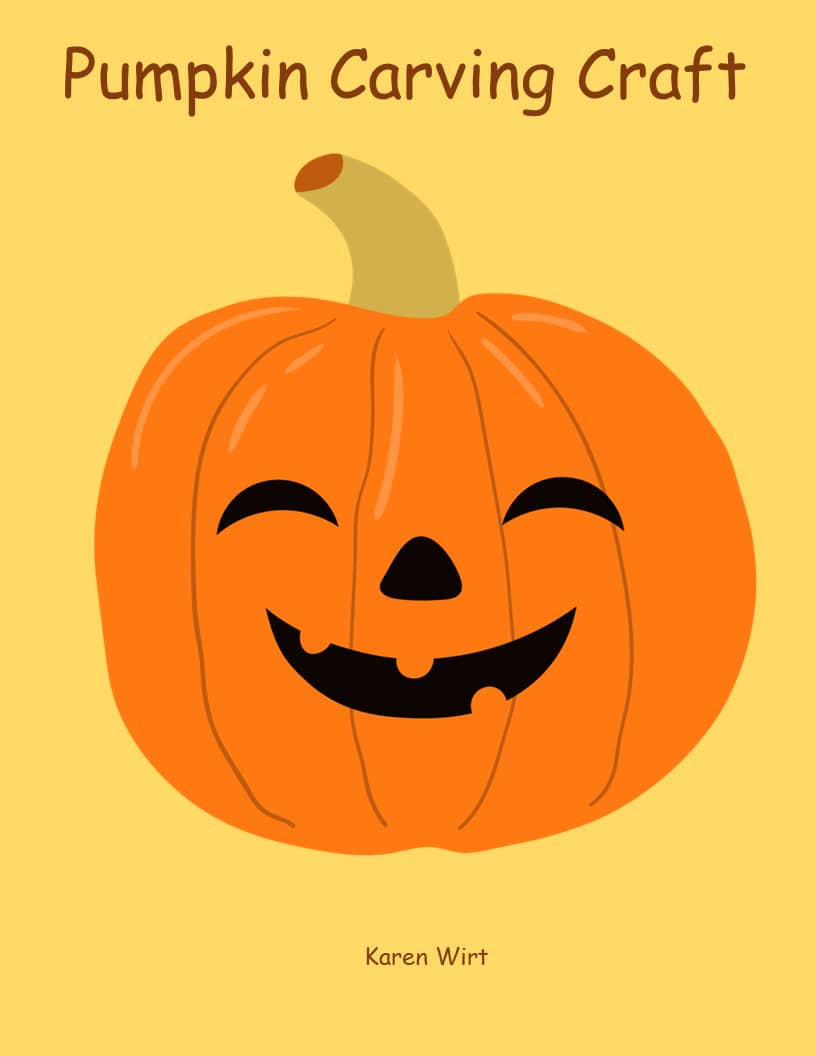 Pumpkin Carving Craft for Kids