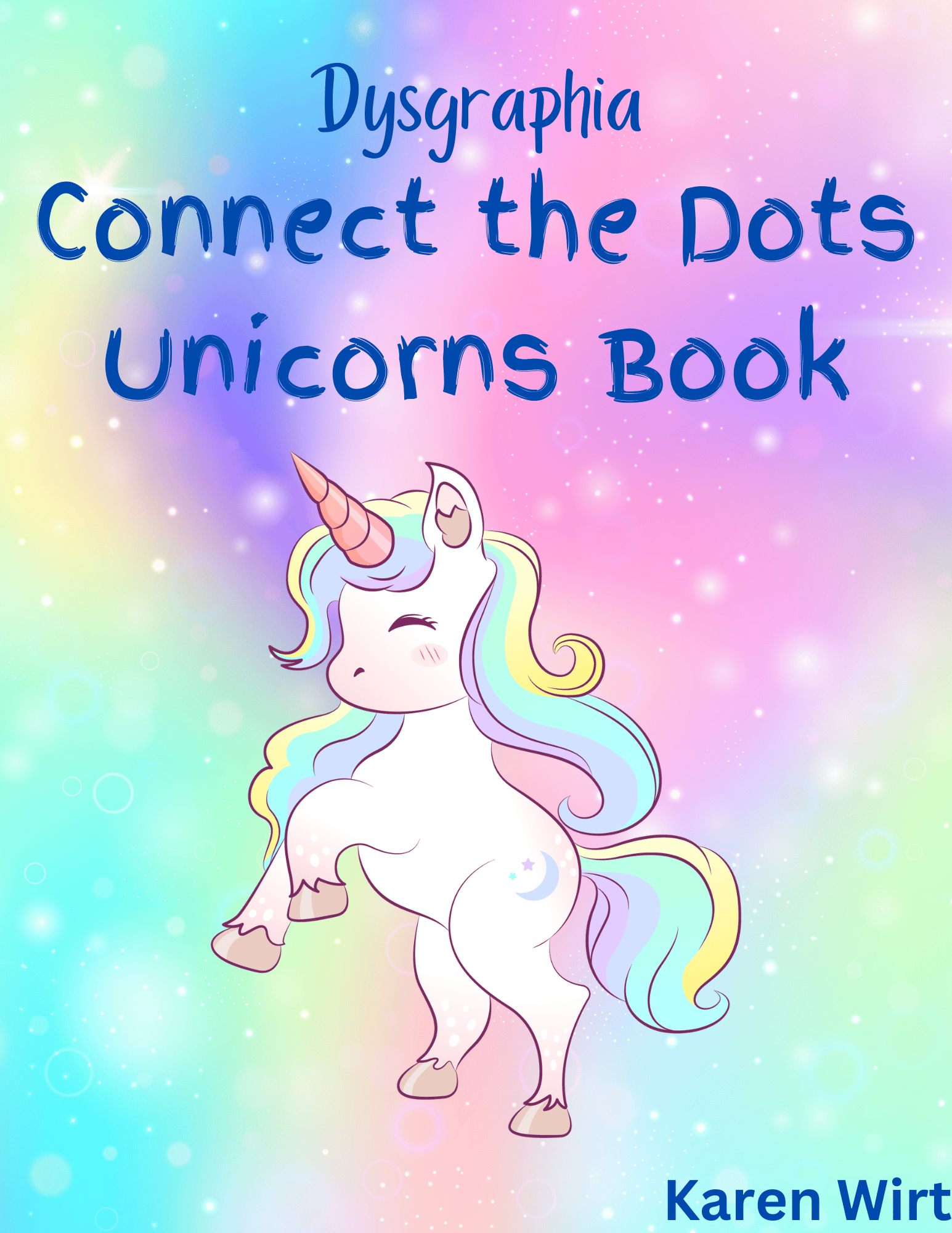 Dysgraphia Connect the Dots Unicorns Book 