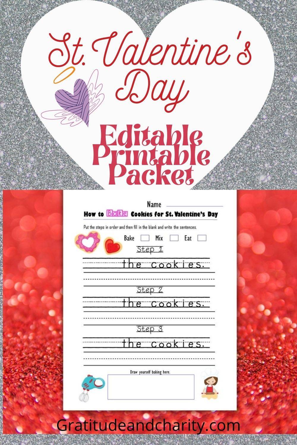 St. Valentine's Day Worksheet Packet