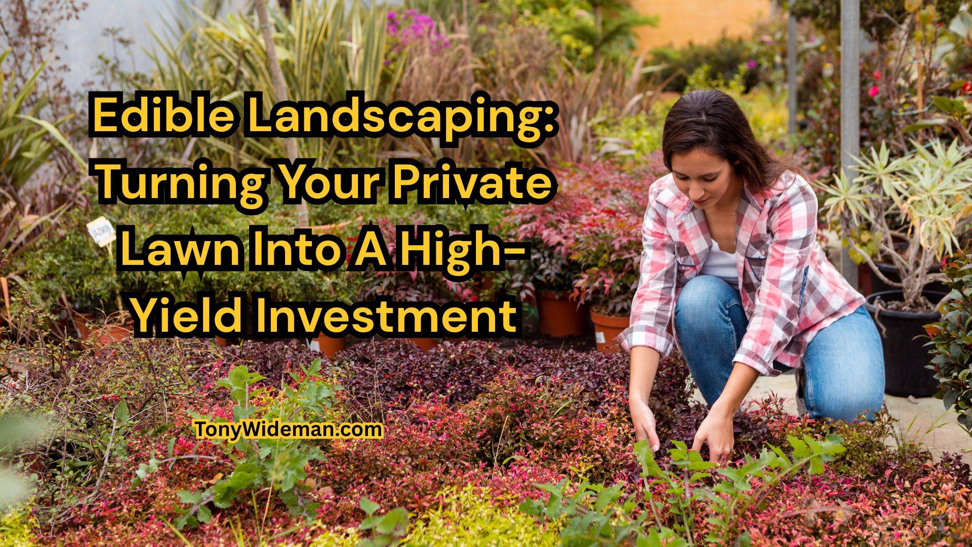 Edible Landscaping: Turning Your Private Lawn Into A High-Yield Investment