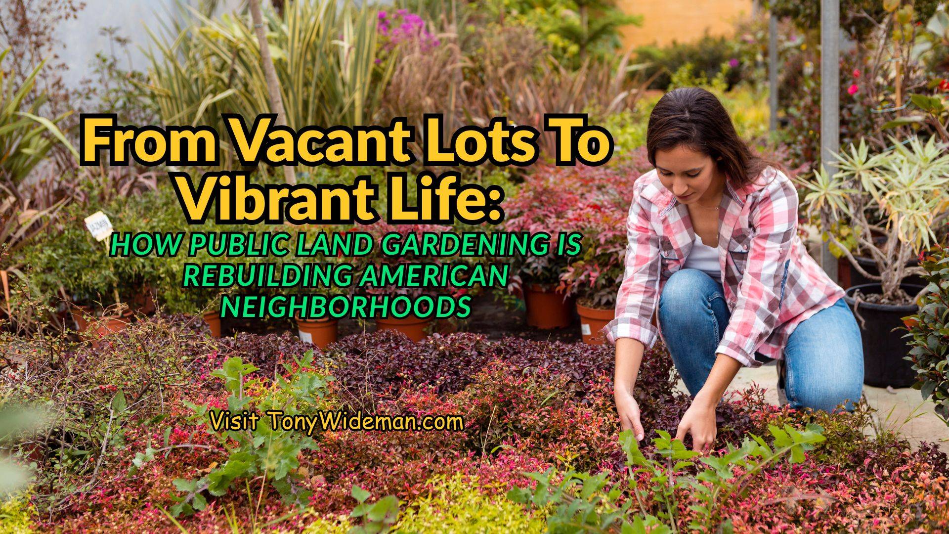 From Vacant Lots To Vibrant Life: How Public Land Gardening Is Rebuilding American Neighborhoods