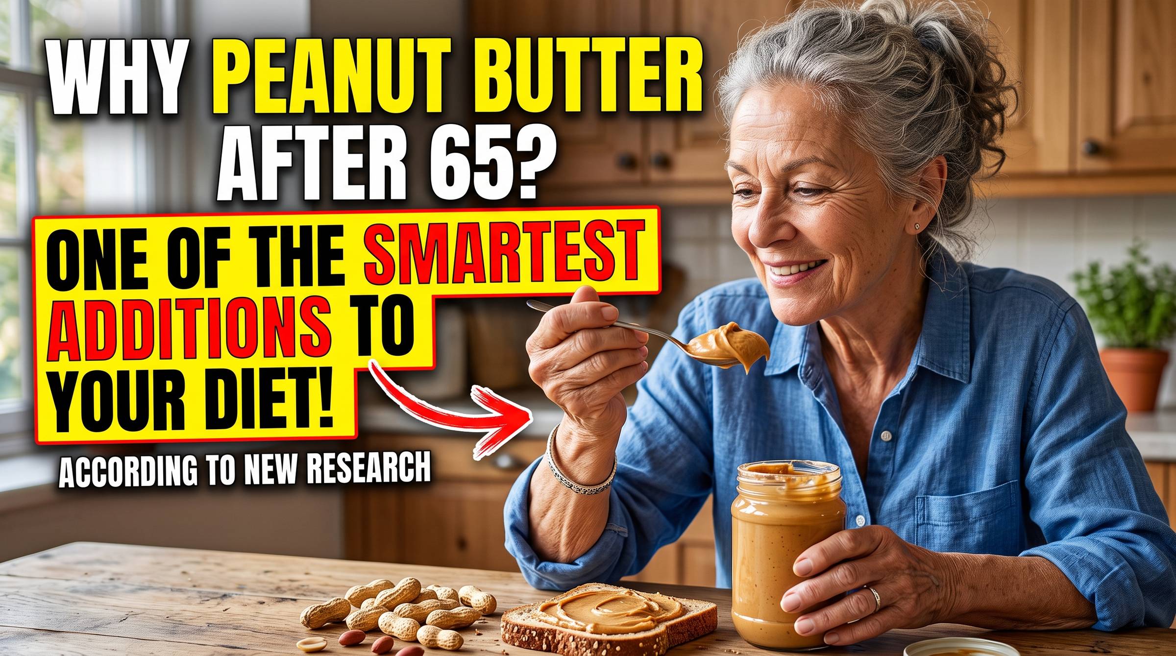 Why Peanut Butter After 65 May Be One of the Smartest Additions to Your Diet