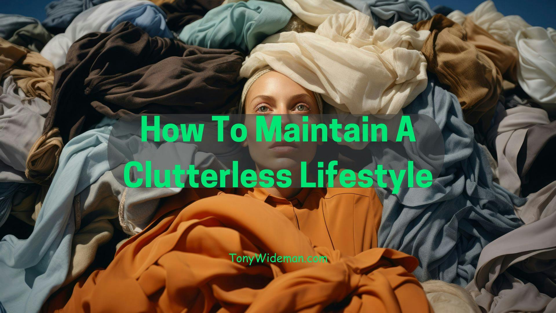 How To Maintain A Clutterless Lifestyle