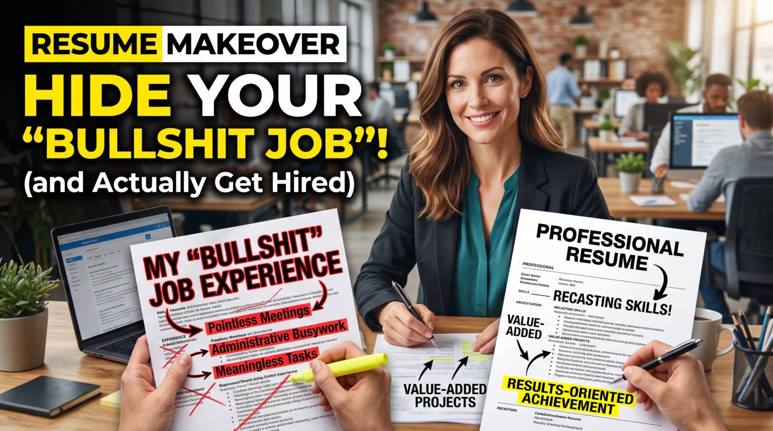 Resume Makeover: How to Hide Your “Bullshit Job” Experience