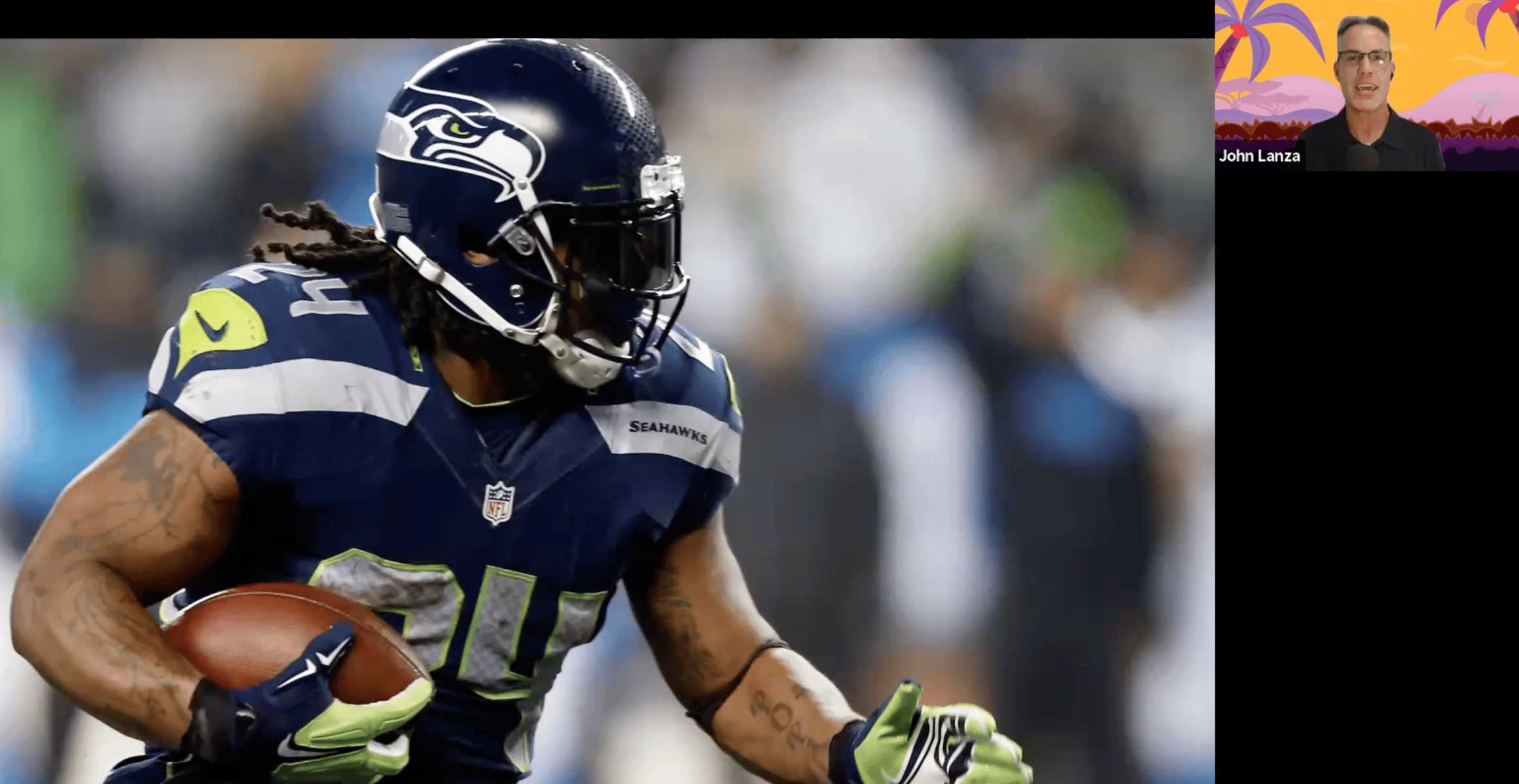 John Lanza talks about financial literacy promoter Marshawn Lynch