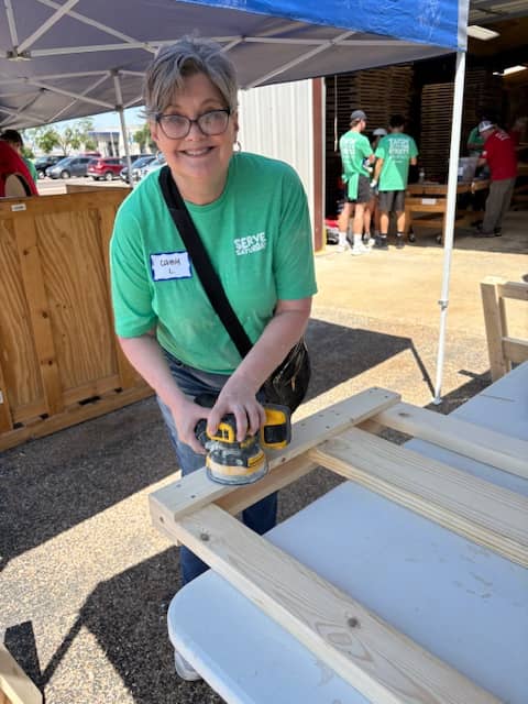 Building beds for kids who don't have one with Sleep in Heavenly Peace