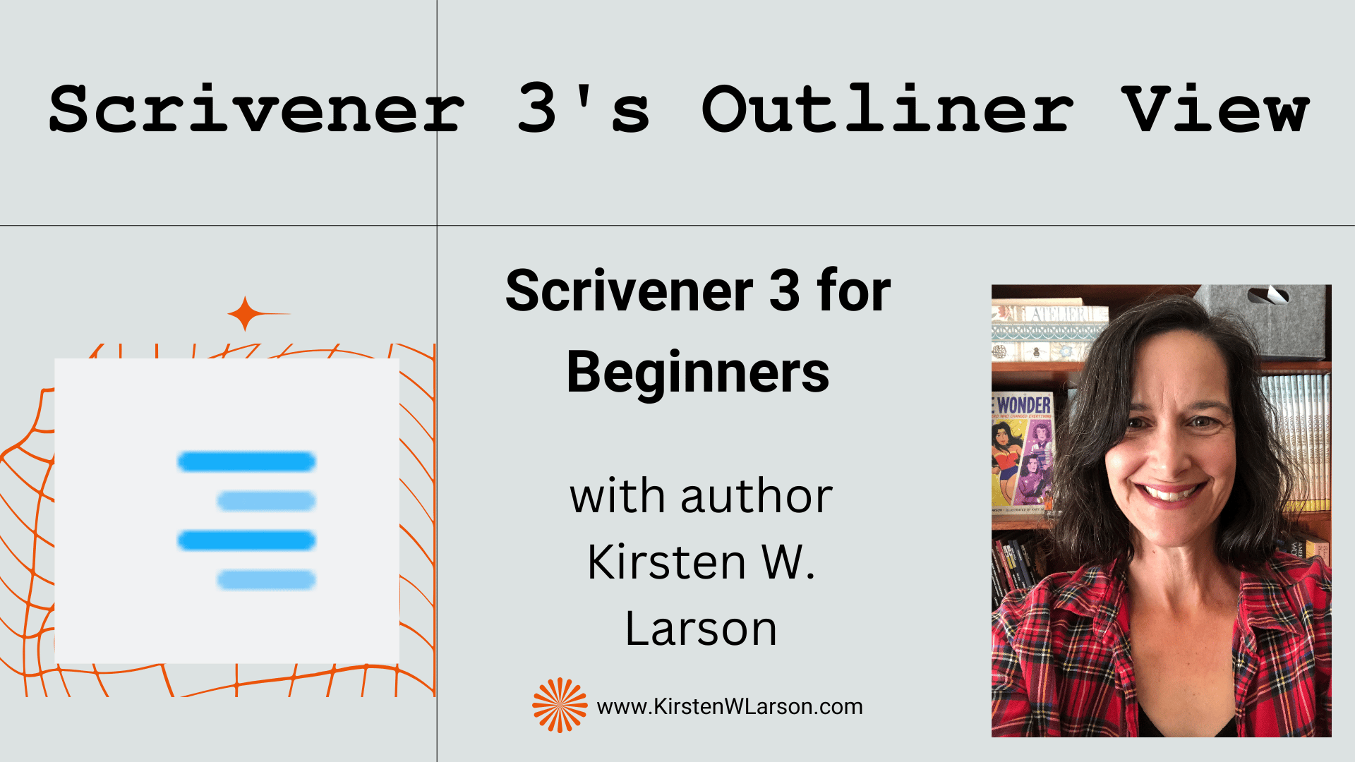 This is a graphic for Scriver 3's Outliner View blog post