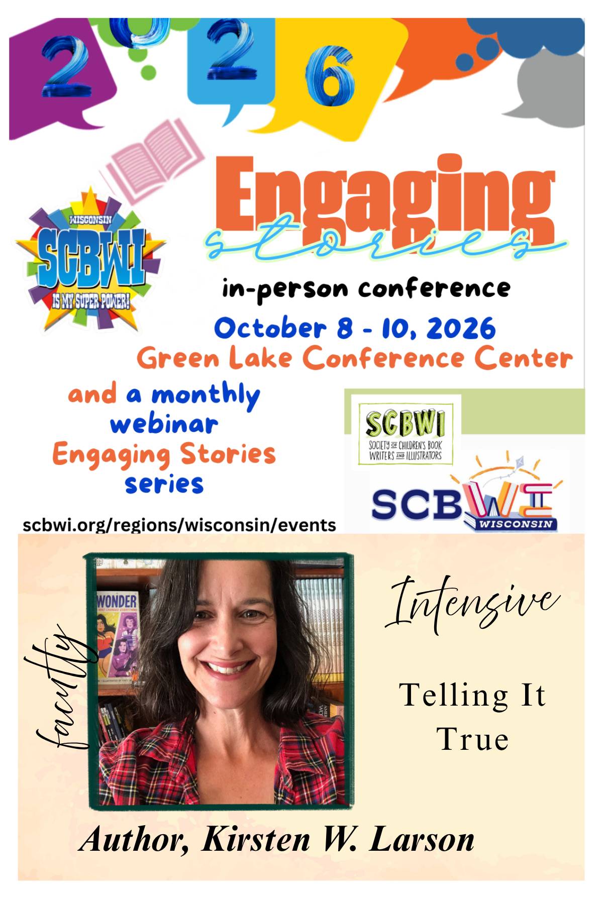 This is the logo for the Engaging Stories Conference