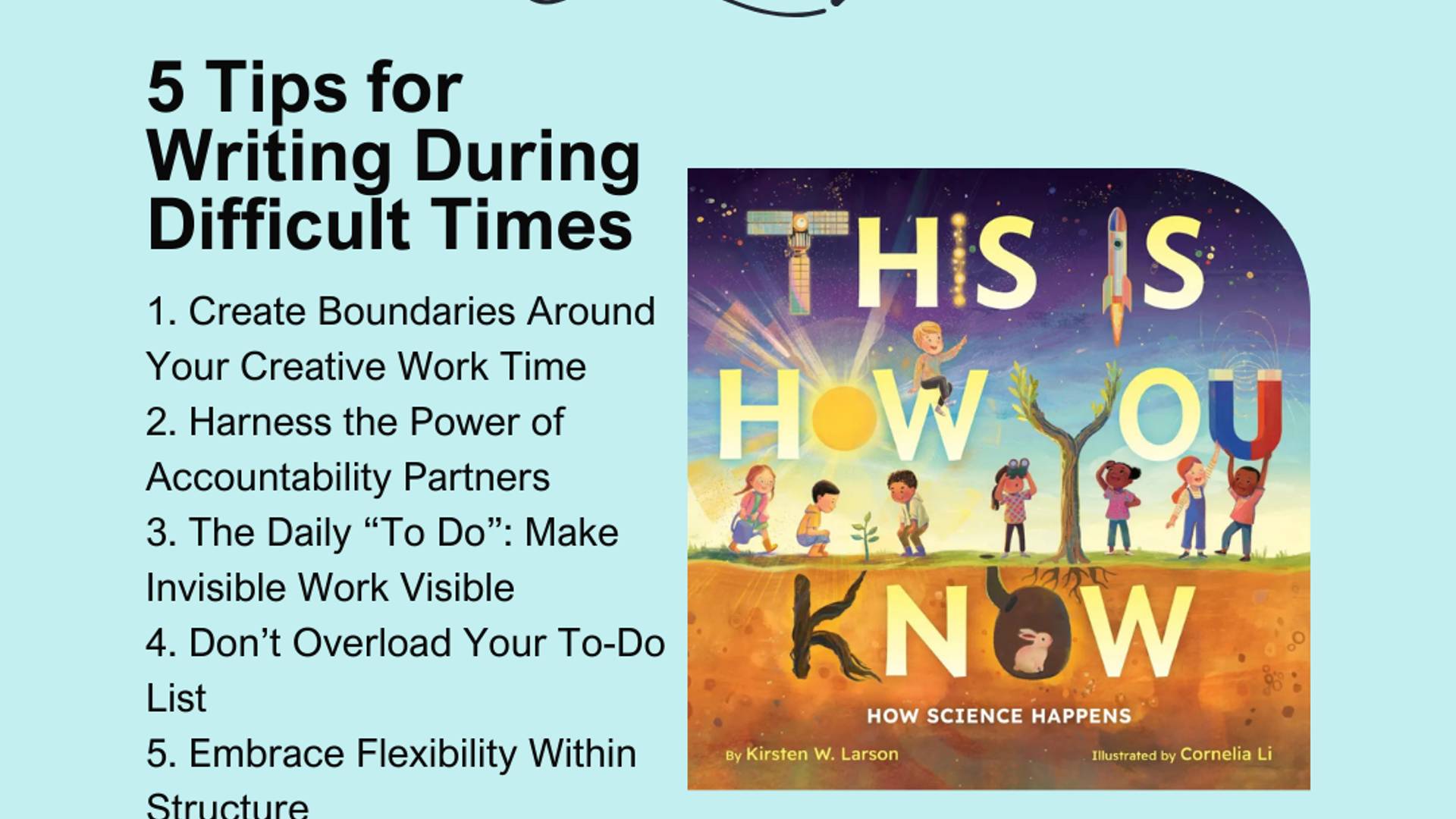 5 Tips for Writing During Difficult Times graphic
