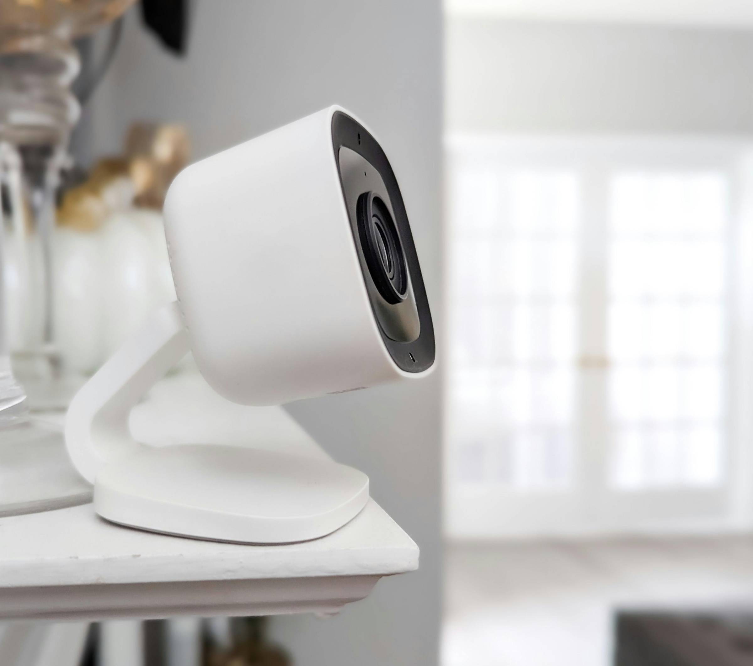 security camera on shelf
