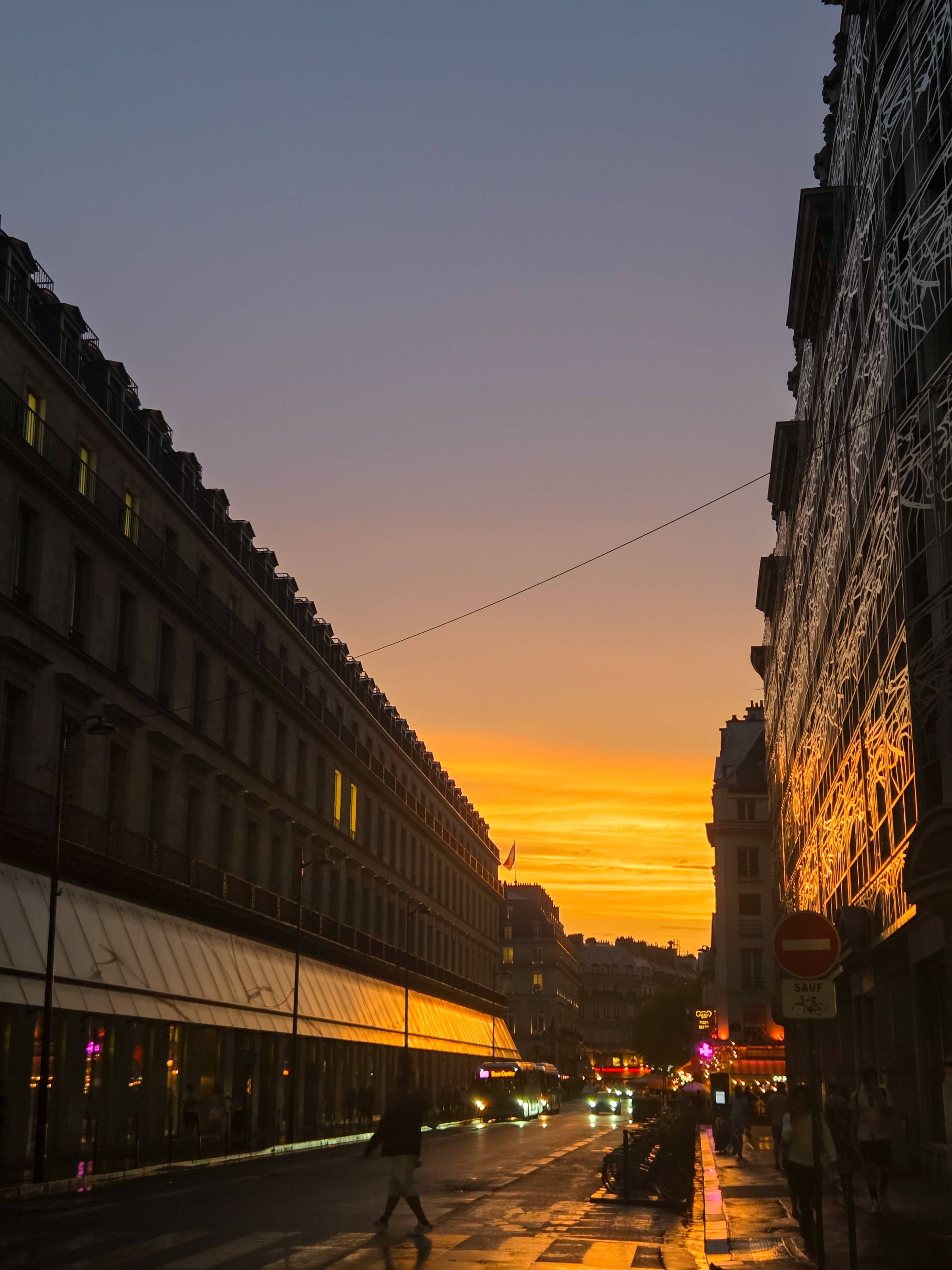 Paris sunset