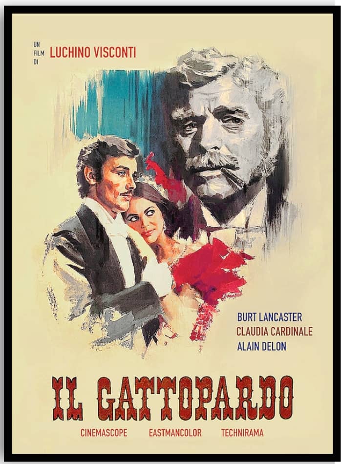 Movie poster for "The Leopard" (Luchino Visconti, 1963)