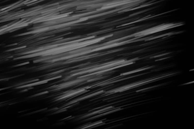 Abstract streaks of light on a dark background