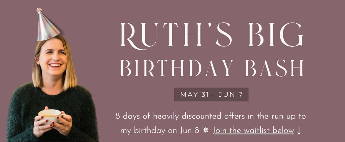 Ruth Poundwhite Email Newsletter Banner