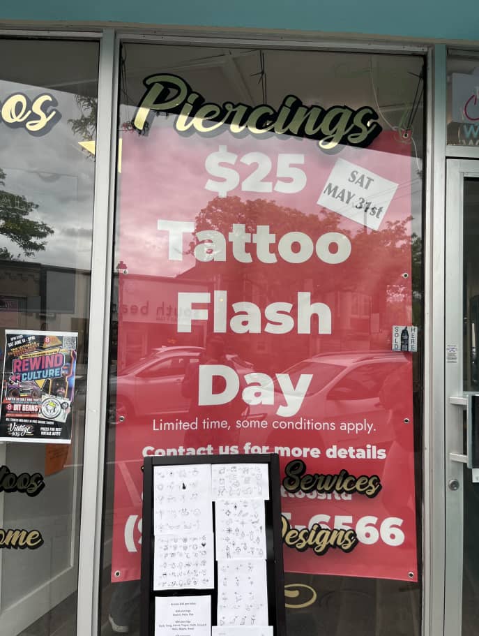 $25 discount tattoos. Is that a selling point?