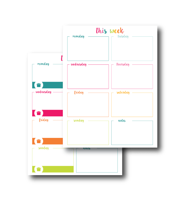 ORGANIZING | Fresh & Fun Printable Pack