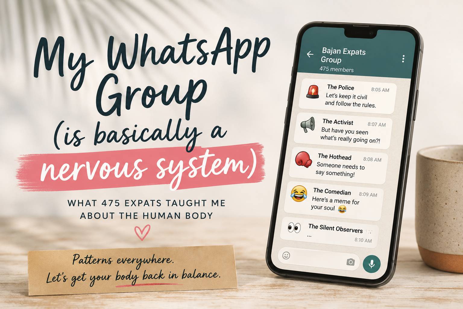 What WhatsApp can teach you about your nervous system.