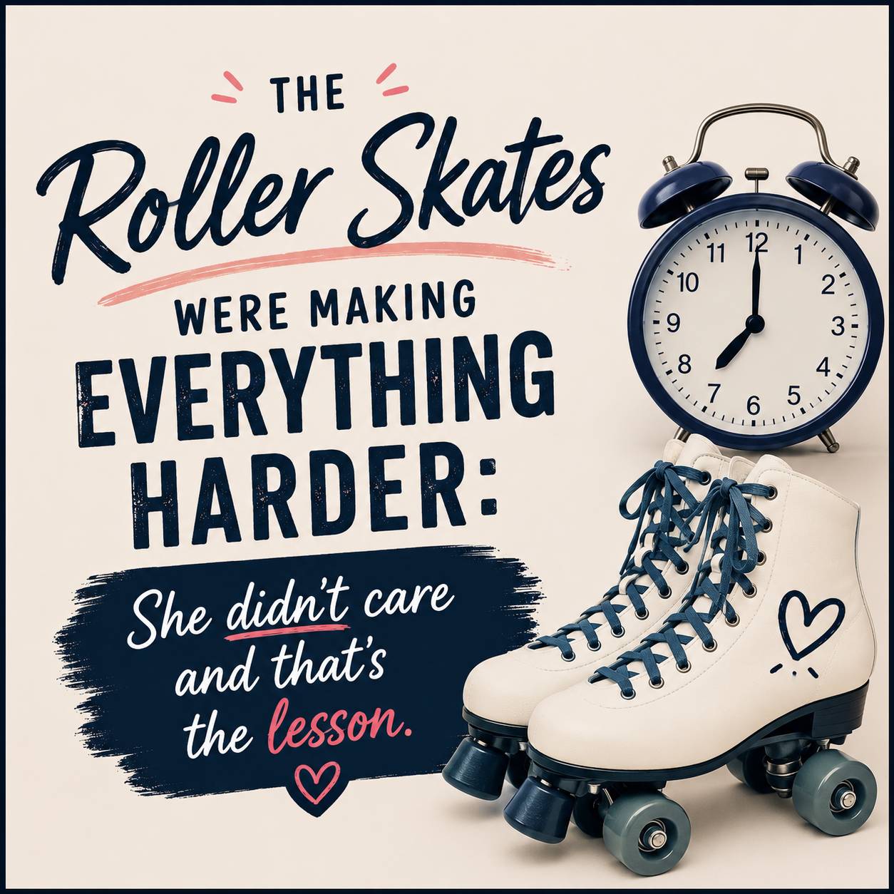Roller skates make life harder.  But that's the fun of it. 