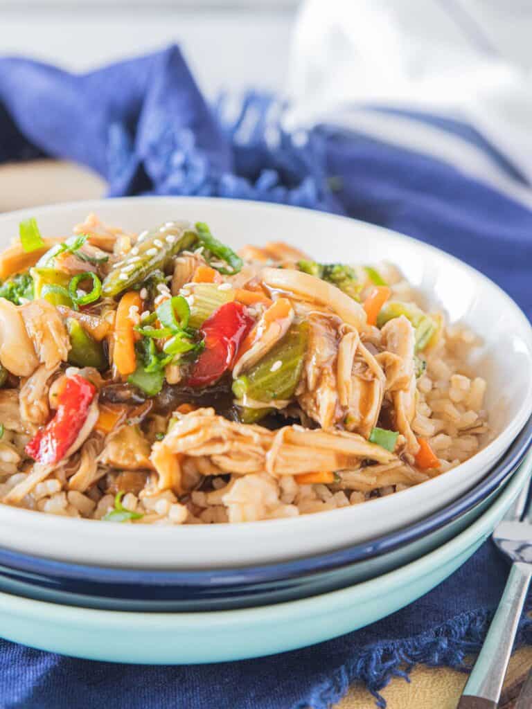 stacked peanut butter bars on a plate