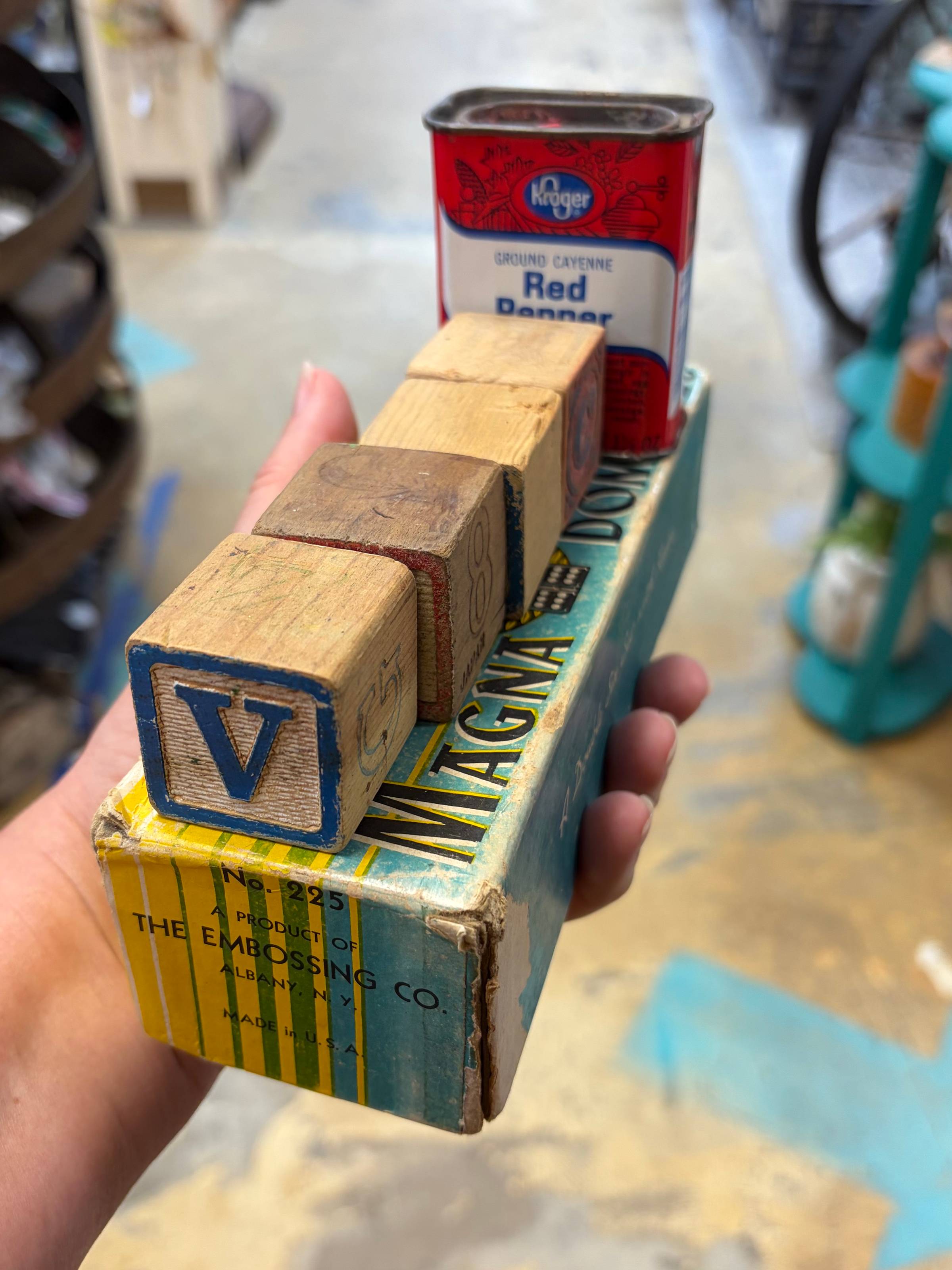vintage finds from an antique mall