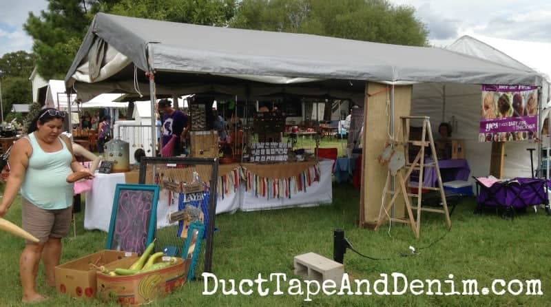 our booth at Antique Alley in 2015
