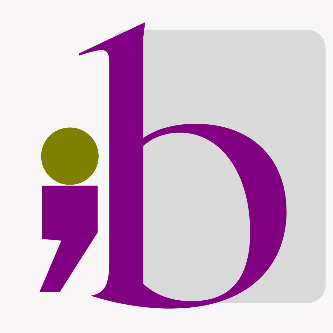 The Bento Coach Logo - A semi colon resting against a lowercase b