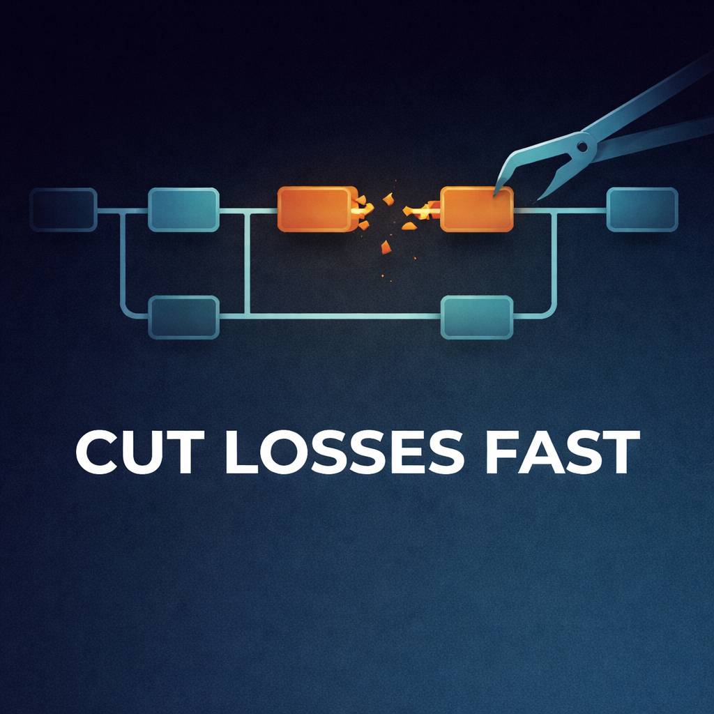 Kevin shares lessons from Pretty Good AI on why teams stick with broken systems, how sunk cost bias slows growth, and when to walk away to win faster.