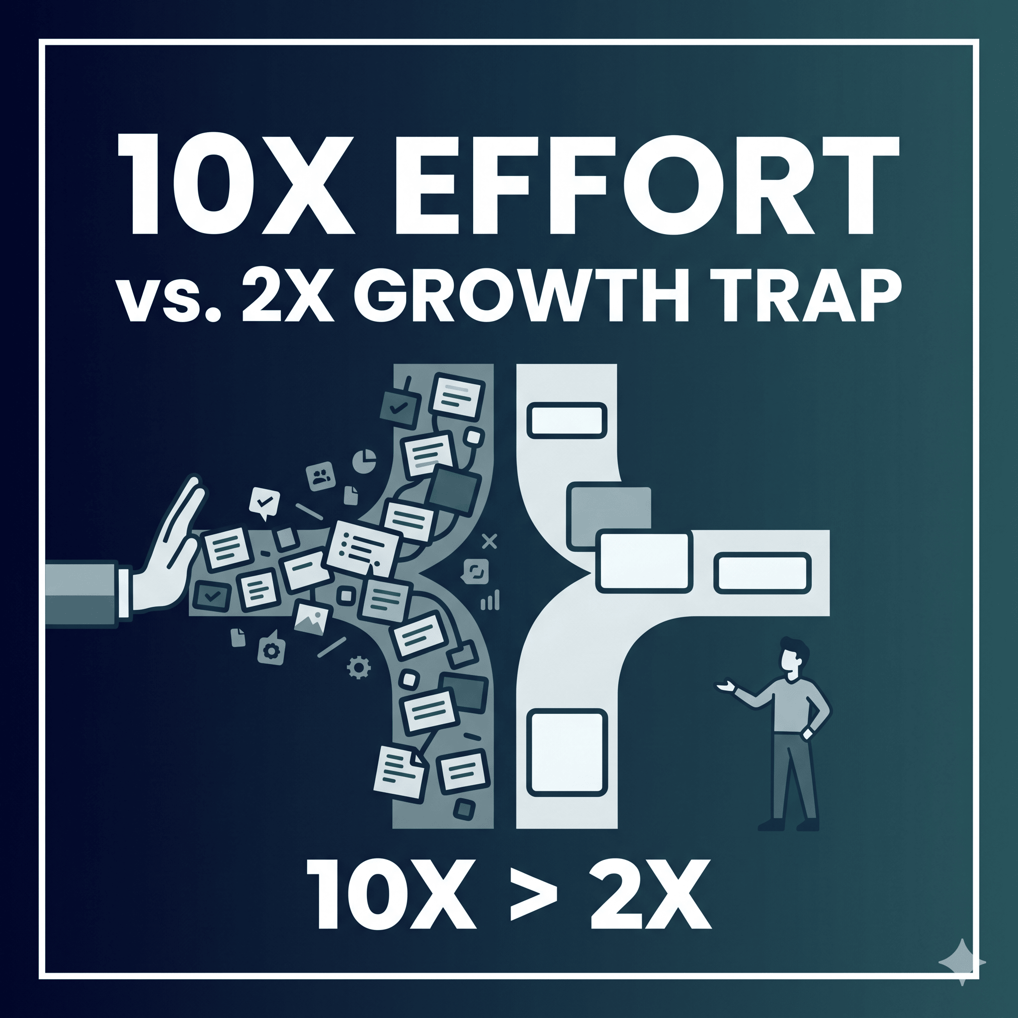 Kevin shares how Pretty Good AI unlocks 10X growth by removing repetitive work, automating systems, and focusing on scale instead of effort.