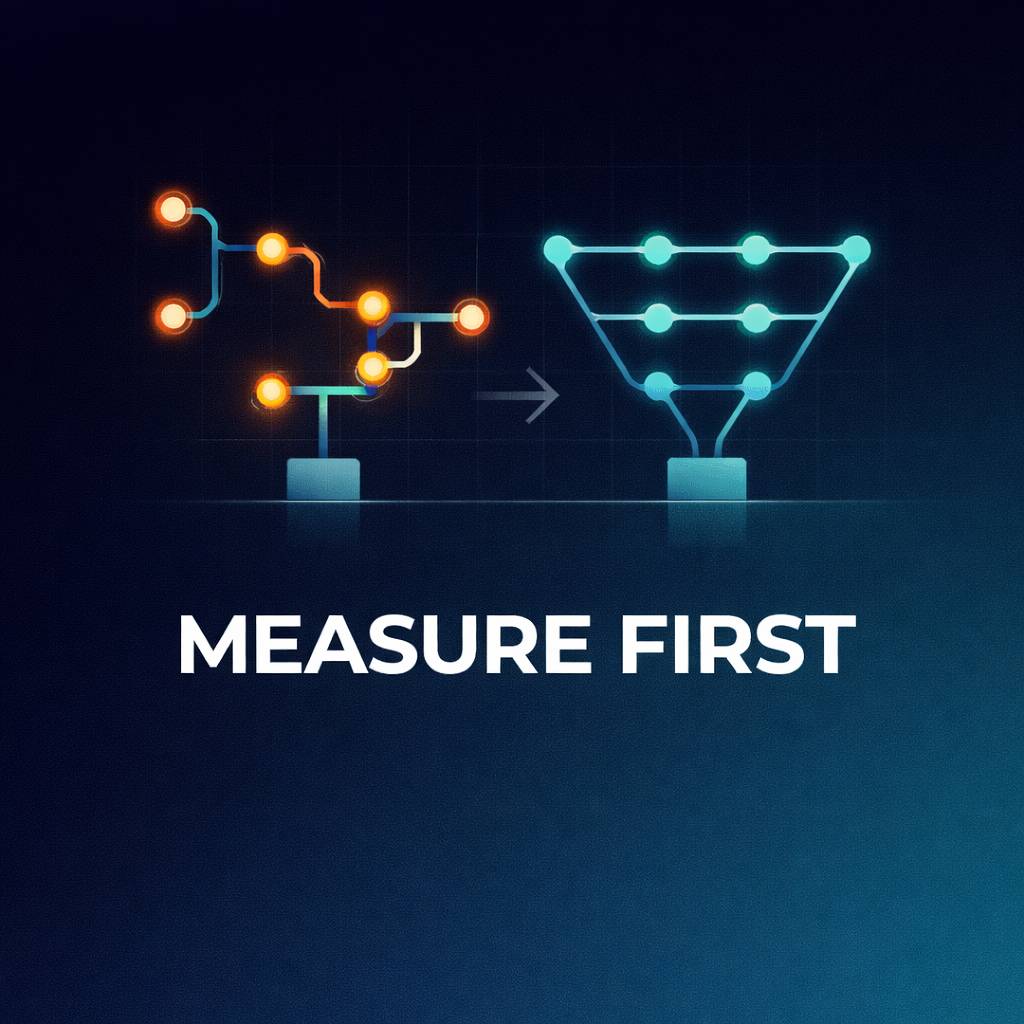 Automation without measurement creates broken expectations. Learn why visibility must come first and how to fix your workflows before scaling.