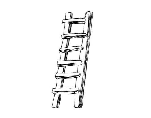 Wooden Ladder drawing | Easy drawing videos | How to draw A Ladder simply  step by step | #artjanag - YouTube