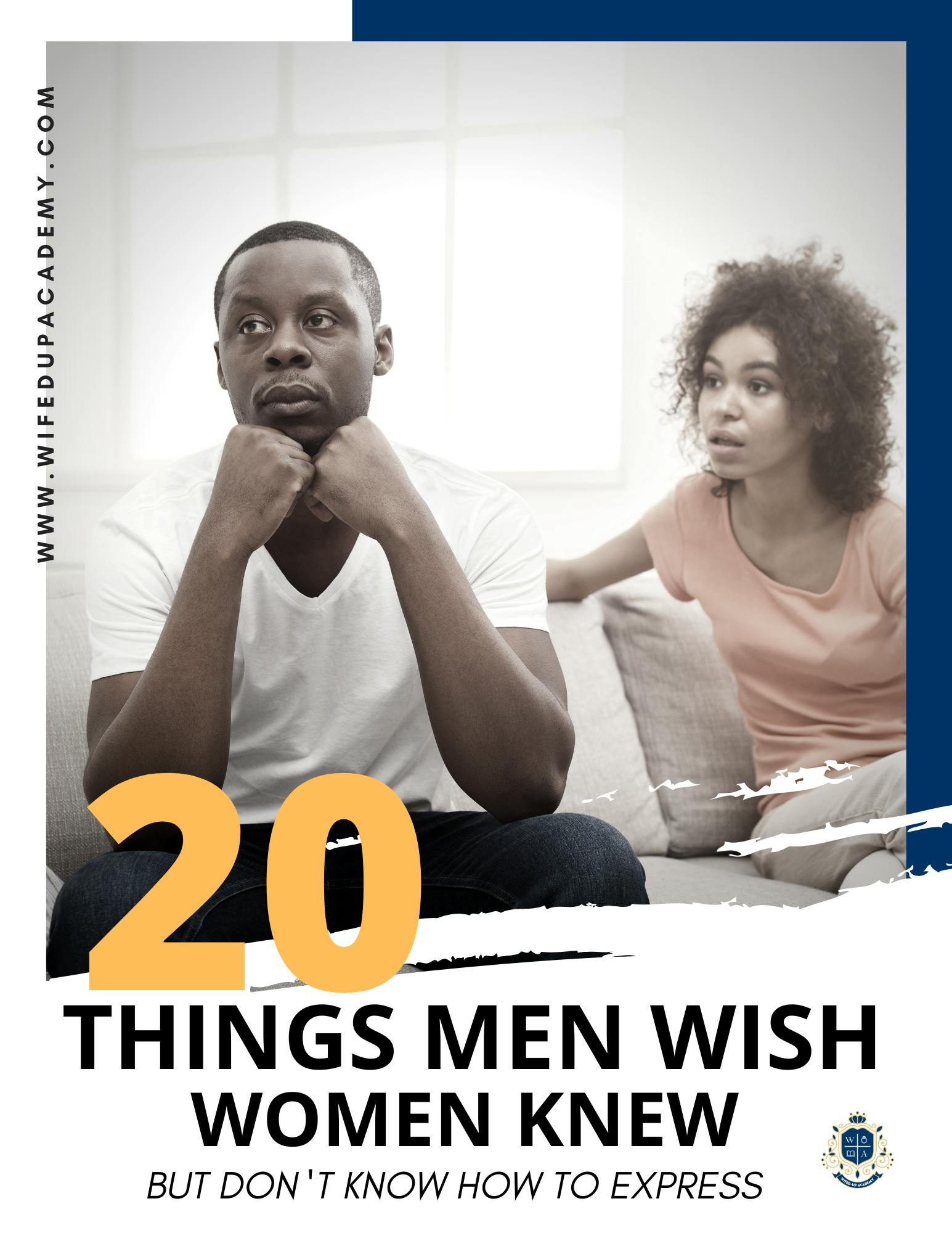 What do men think about most