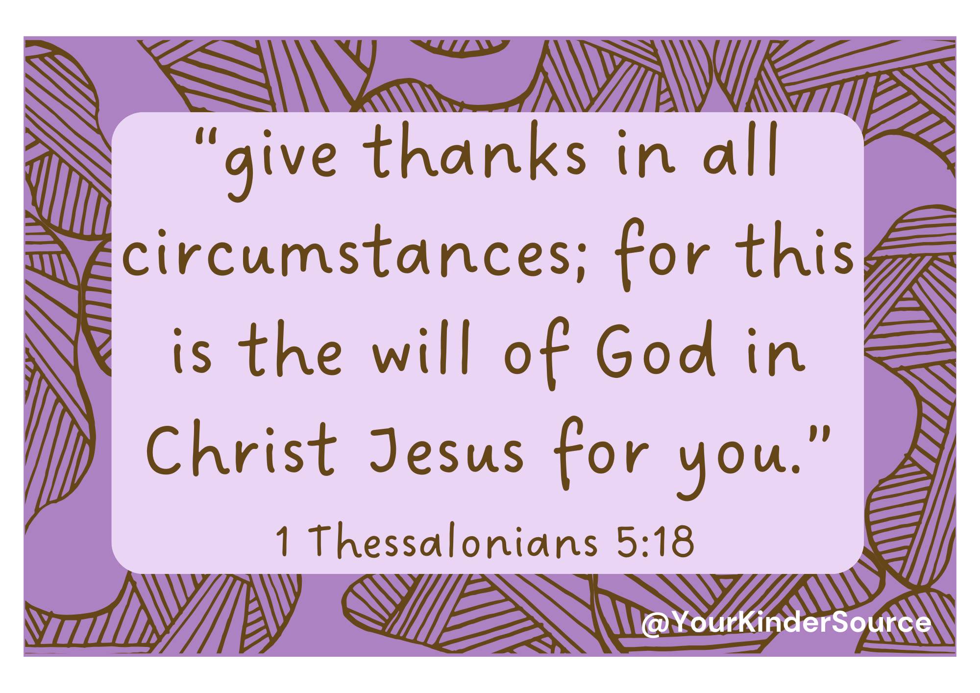 November Memory Verse Challenge