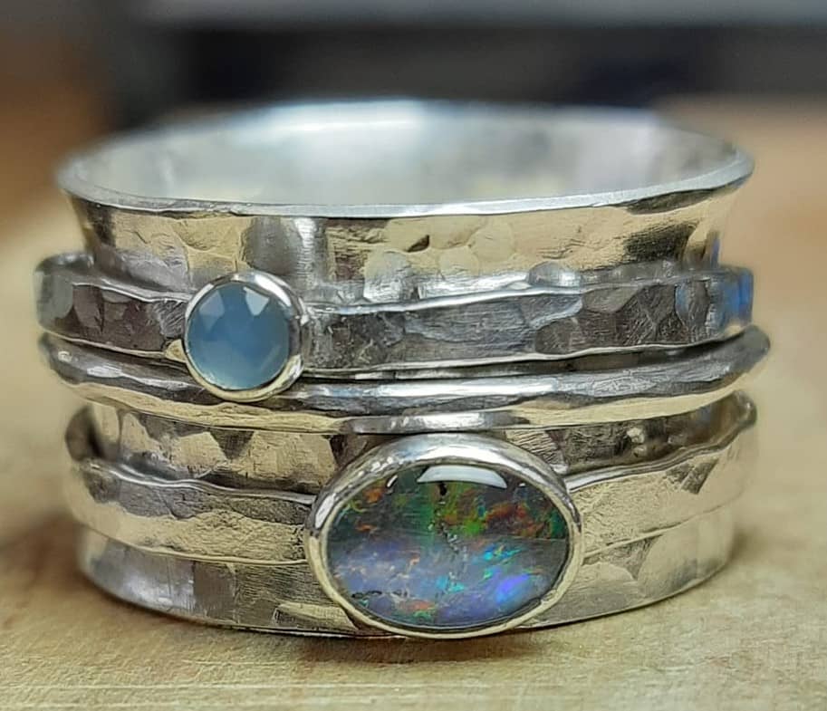 Gorgeous spinning ring by Jo Magenis