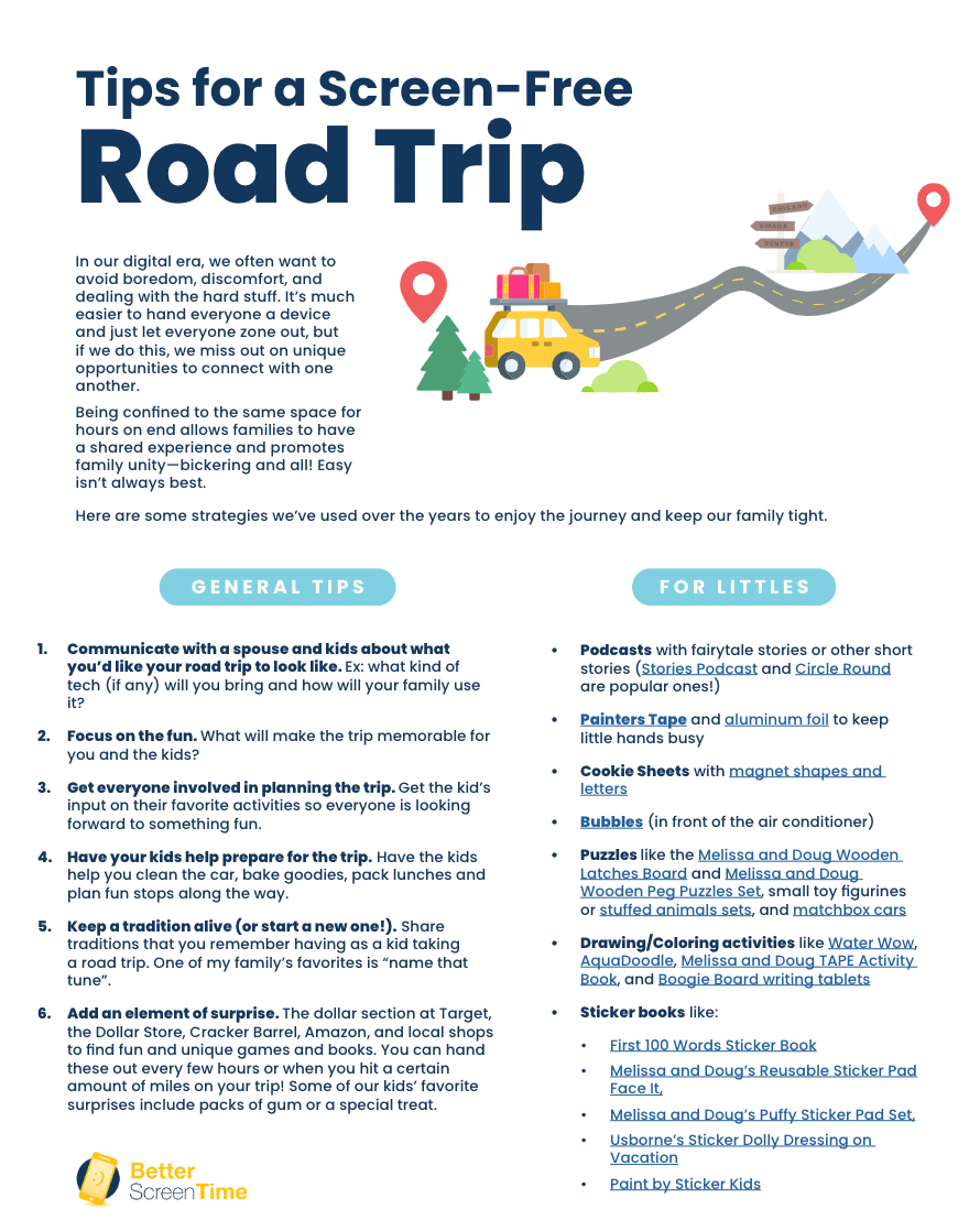 How to plan and prepare for a family road trip