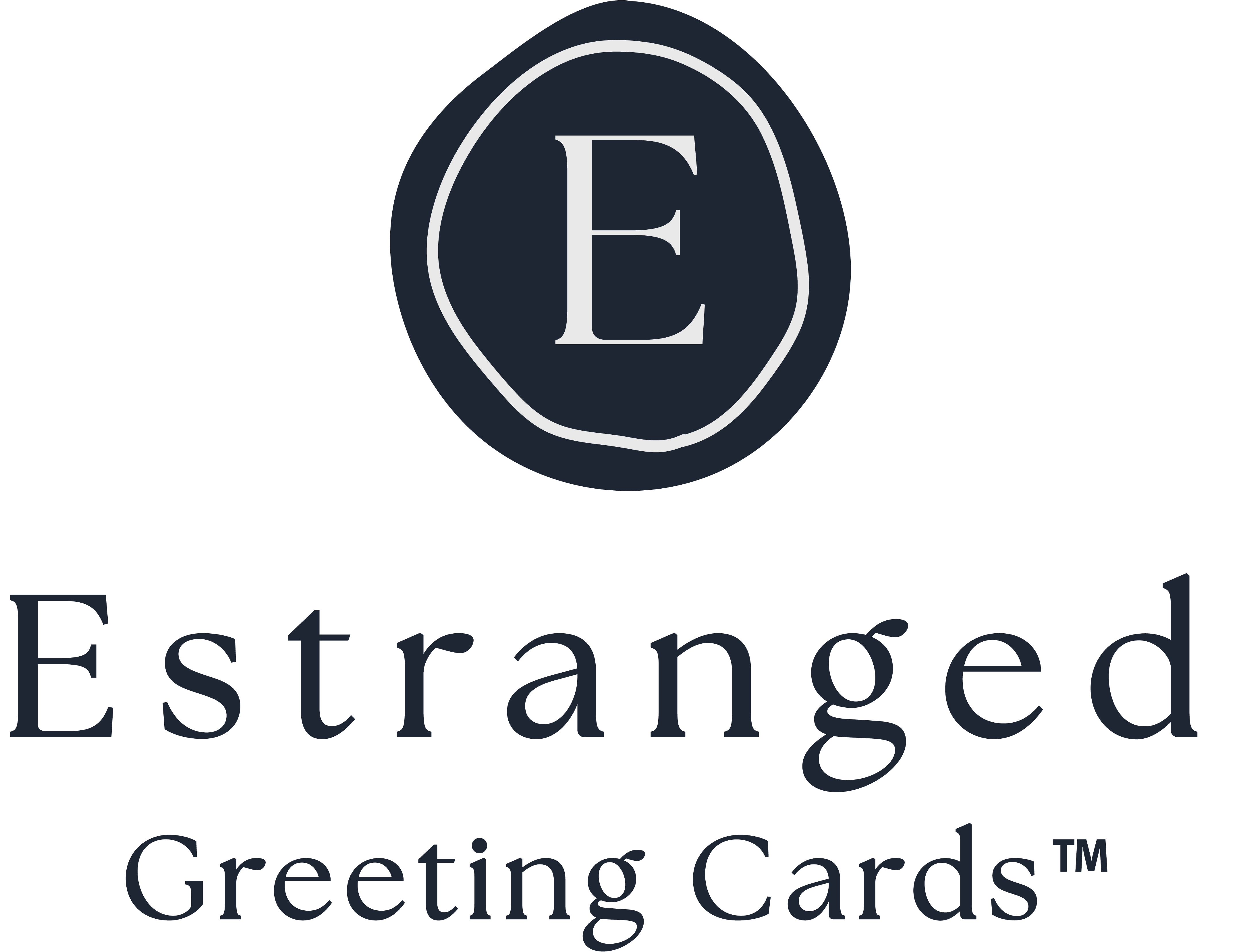 Estranged Greeting Cards logo