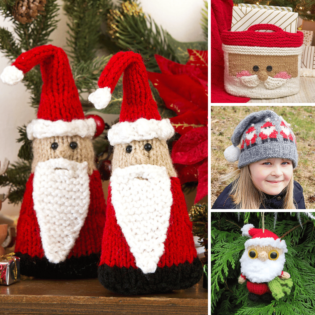 10 FREE Santa Claus Knitting Patterns + 36 More Free Christmas Knits! 🎅🎄🎁