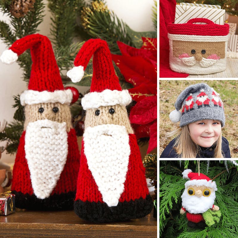 10 Free Santa Claus Knitting Patterns