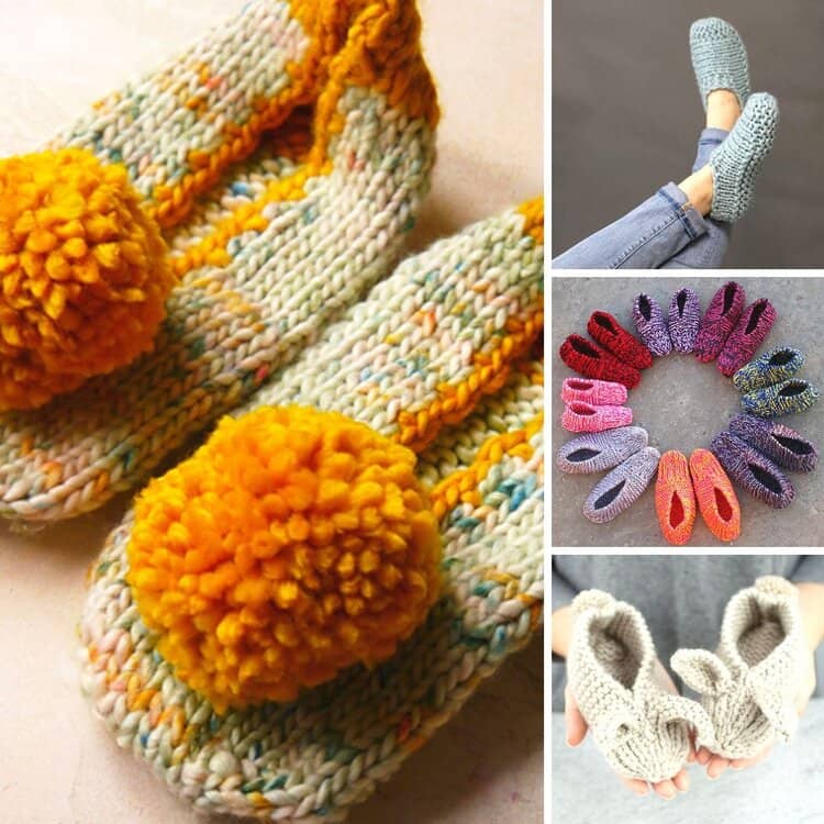 7 Best Free Slipper Knitting Patterns