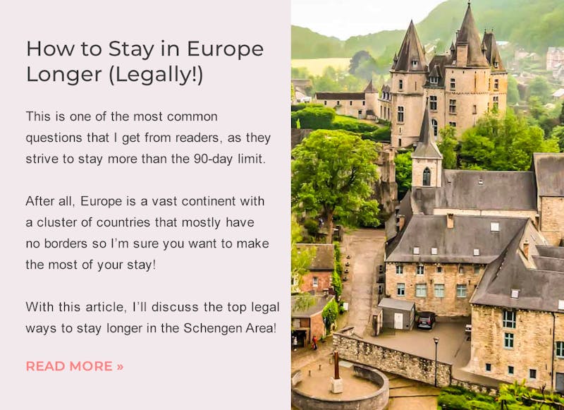 How to Stay Longer in Europe