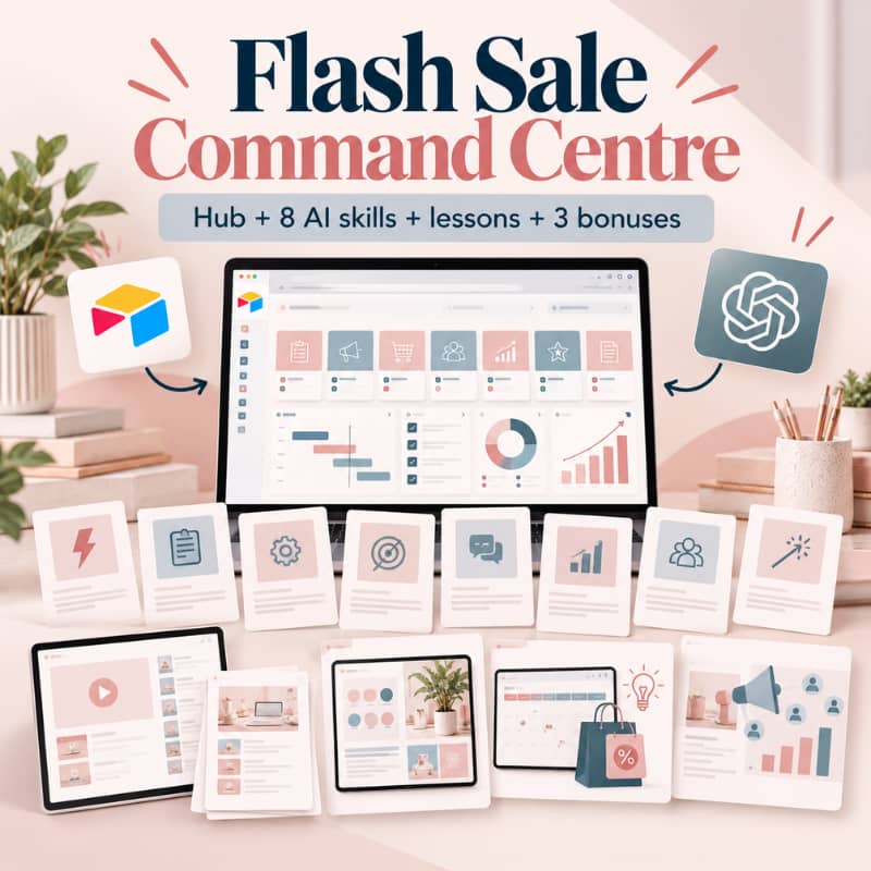 the Flash Sale Command Centre